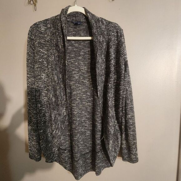 Aeropostale‎ Open Front Cardigan Womens SMALL Grey Heather Knit Long Sleeve FALL - Picture 1 of 4